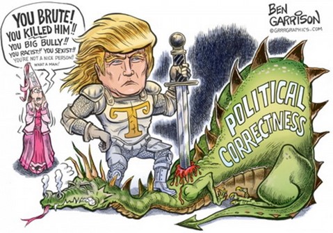 Trump-Karrikatur